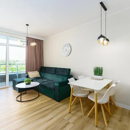 Daire Azure Pearl Przy Plazy - Darmowy Parking *