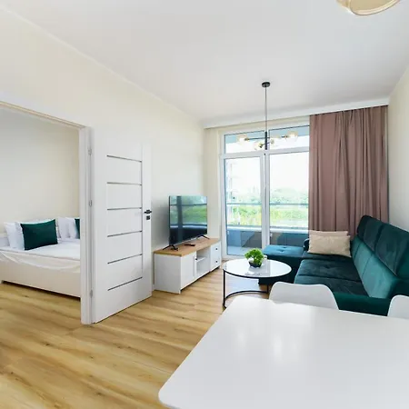 Azure Pearl Przy Plazy - Darmowy Parking Daire *